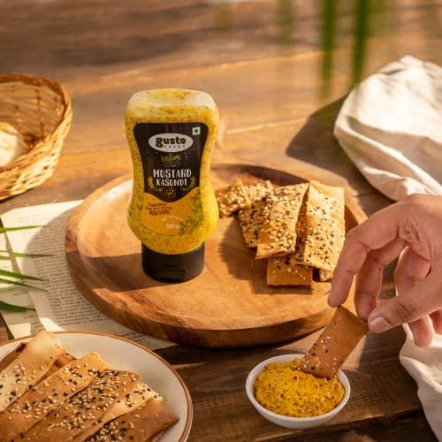 Gusto Foods Gusto Foods Mustard Kasundi Sauce 300g | Authentic Pungent Mustard Sauce | Traditional Bengali Mustard Sauce