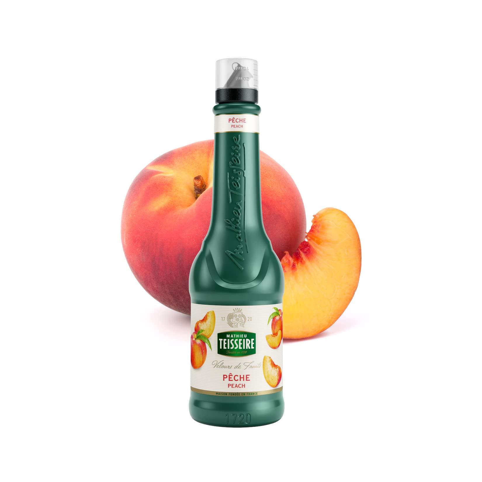 Mathieu Teisseire Mathieu Teisseire Peach Syrup, 23.67 fl oz 700 ml