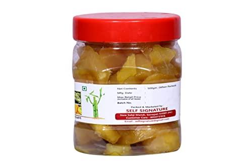 Self Signature Self Signature 100% Fresh & Natural Bamboo Murabba (Bans Murabba). Helps Increase Height Growth. Contains Soft Pieces of Bamboo Shoots 500gm