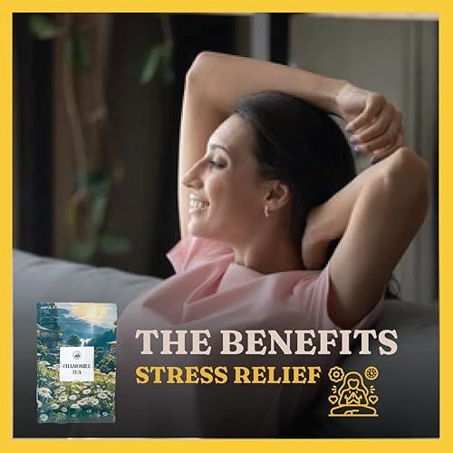 DORJE TEAS DORJE TEAS Chamomile Loose Tea - 100Gm|Organic Darjeeling Tea|Promotes Good Sleep, Stress Relief|Improves Immunity|Soothing Tea For Relaxation|For Glowing Skin|Pack-1