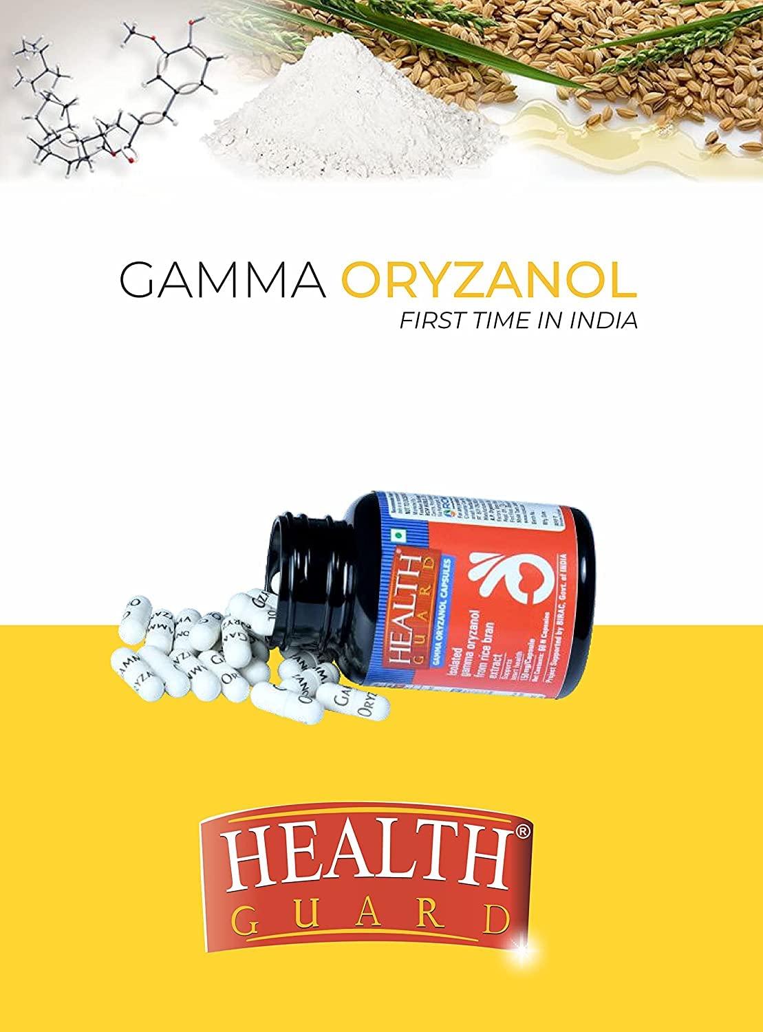 BHATI RCM Health Guard Gamma Oryzanol Capsuals, Pack of 1