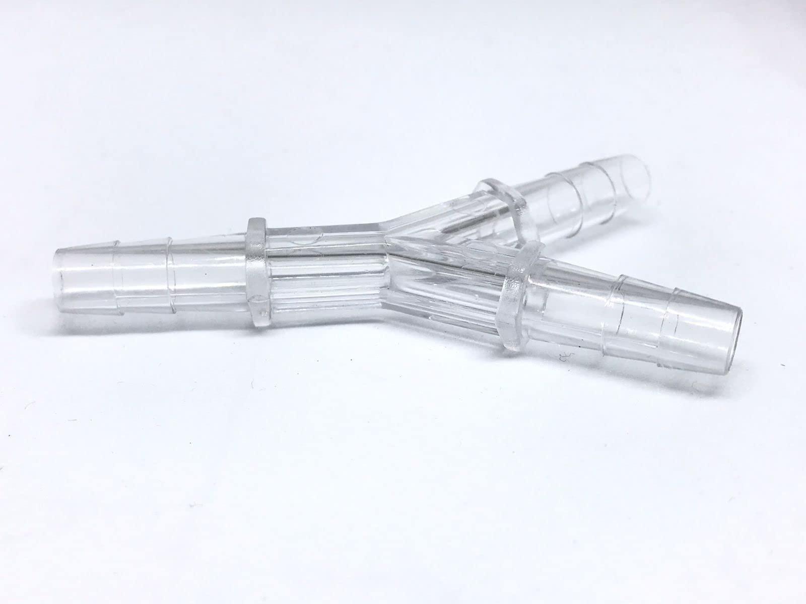 ARIAN Y Oxygen Tubing Connector Medical Grade for connecting two oxygen source tubing with one delievery source of tubing/Responsive Respiratory Y Oxygen Tubing Connector (Each)