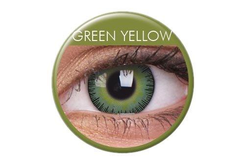 ColourVUE ColourVUE Fusion Yellow Green Powerless-2 lens Pack