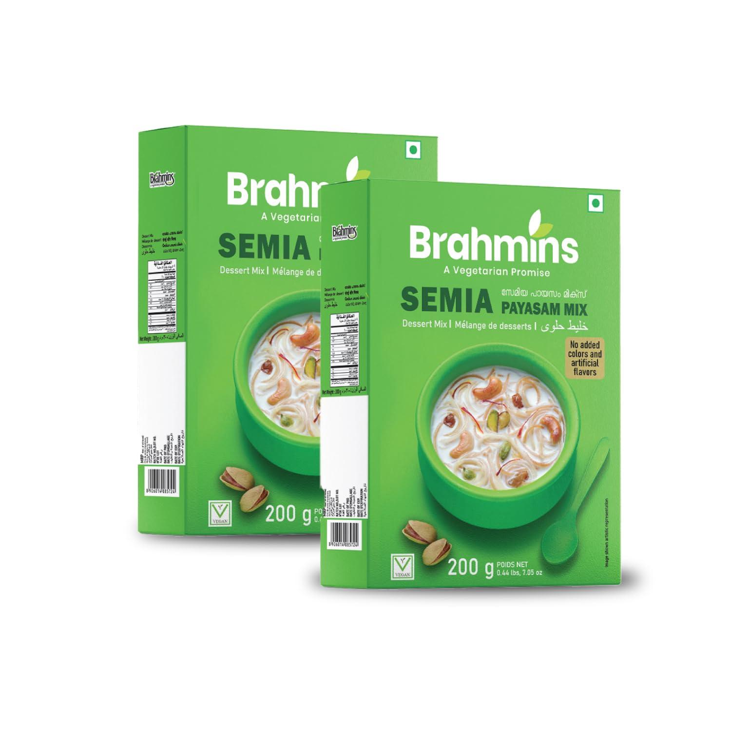 Brahmins touch a vegetarian promise Brahmins Semiya Payasam & Palada Payasam Mix - Combo Pack