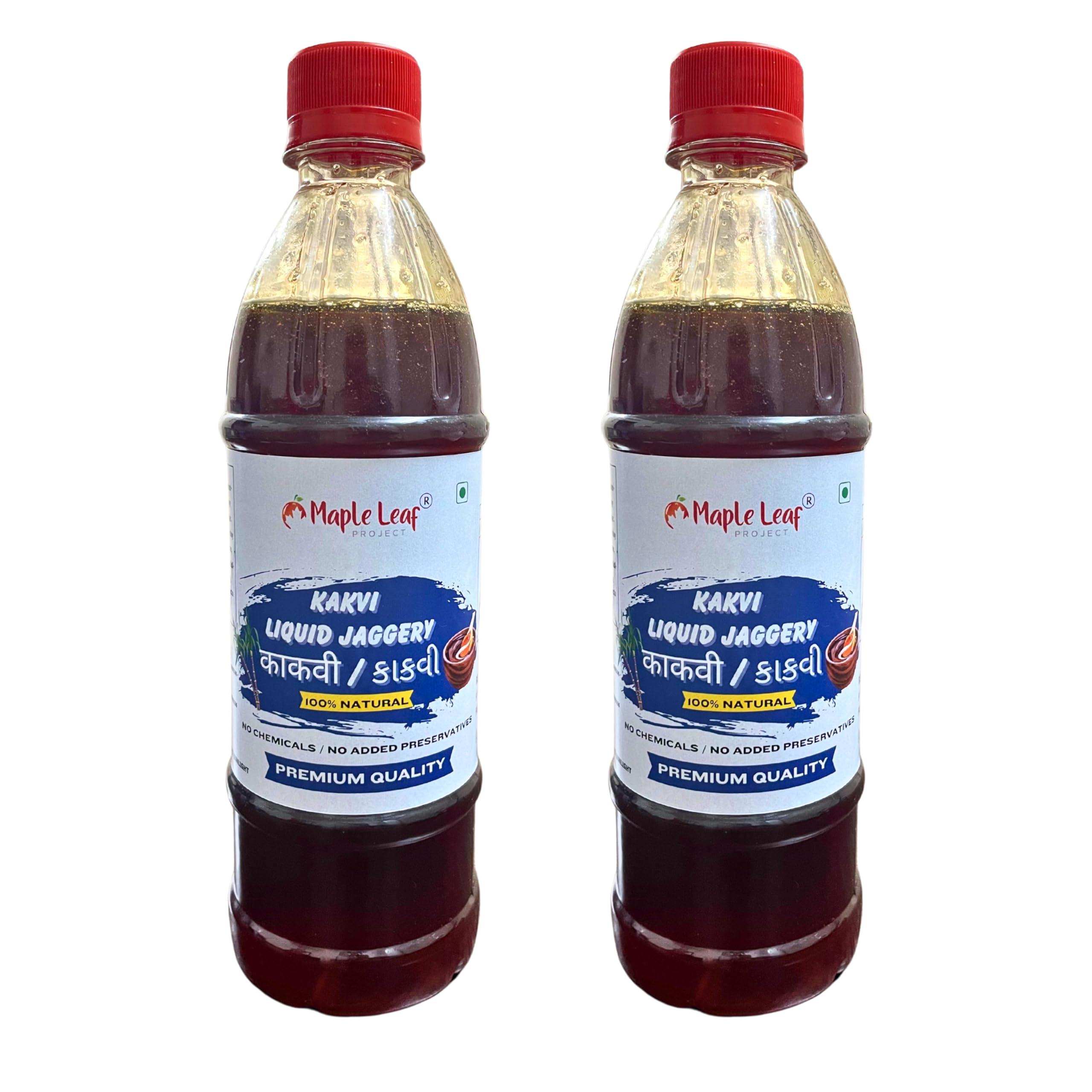 Maple Leaf Project Maple Leaf Project Vida Liquid Kakvi Jaggery Syrup Pack of 2 (600 Gms)