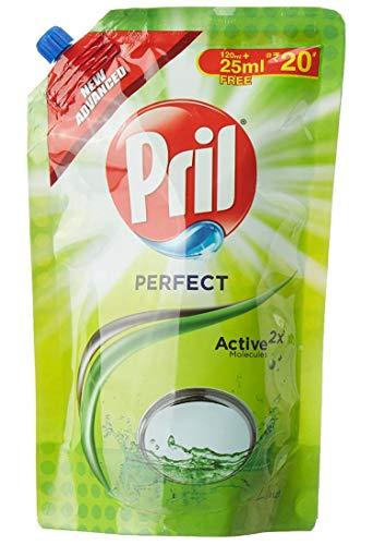 Generic Prill Perfect Dish Wash Big Bar 500grams(Pack of 2) free 2 dura scrub pad With Prill dish wash Gel 155ml