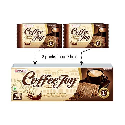 MAYORA COFFEEJOY COFFEE JOY - Super Tasty Coffee Thins Biscuit - 78gm |39gm x Pack of 2| |Pack of 4|