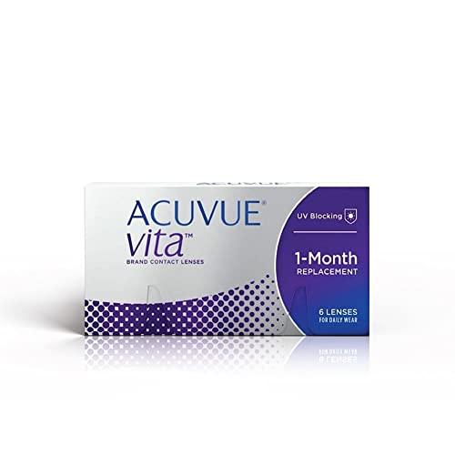 ACUVUE ACUVUE - Vita Monthly Disposable Contact Lenses (-5.5, Clear, Pack of 6 lenses) | From Johnson & Johnson