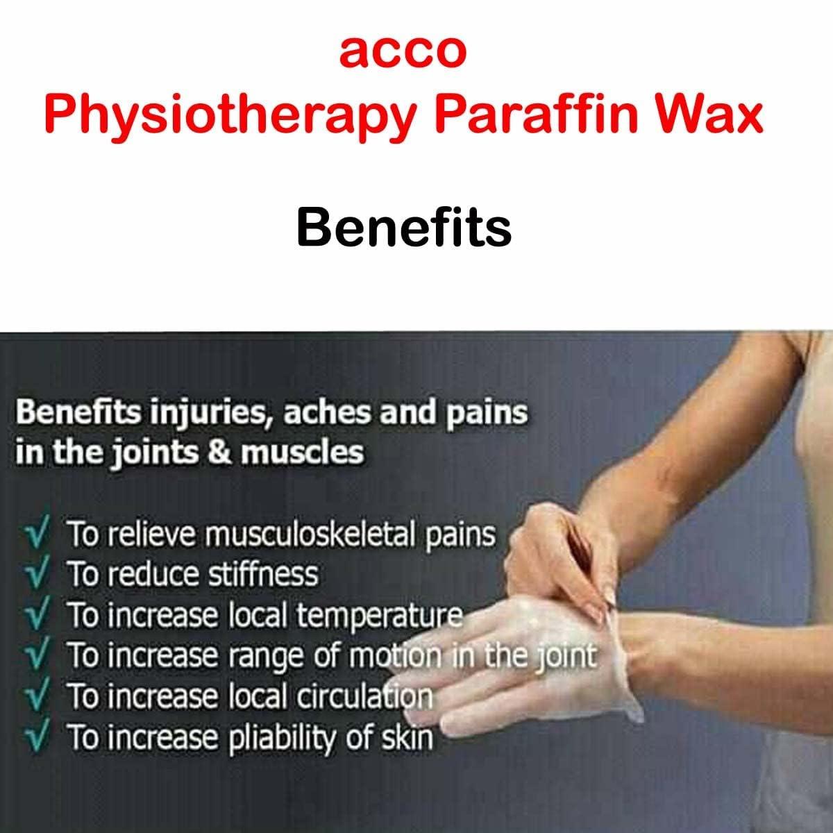 NavaFresh Basics Medical Bazzar Paraffin Wax For Physiotherapy Treatment 500Gm Refined Paraffin Wax DIY Candle Low Melt Wax For Heat Therapy Physiotherapy Paraffin Wax Heating Bath (Pack of 3) Pain Relief