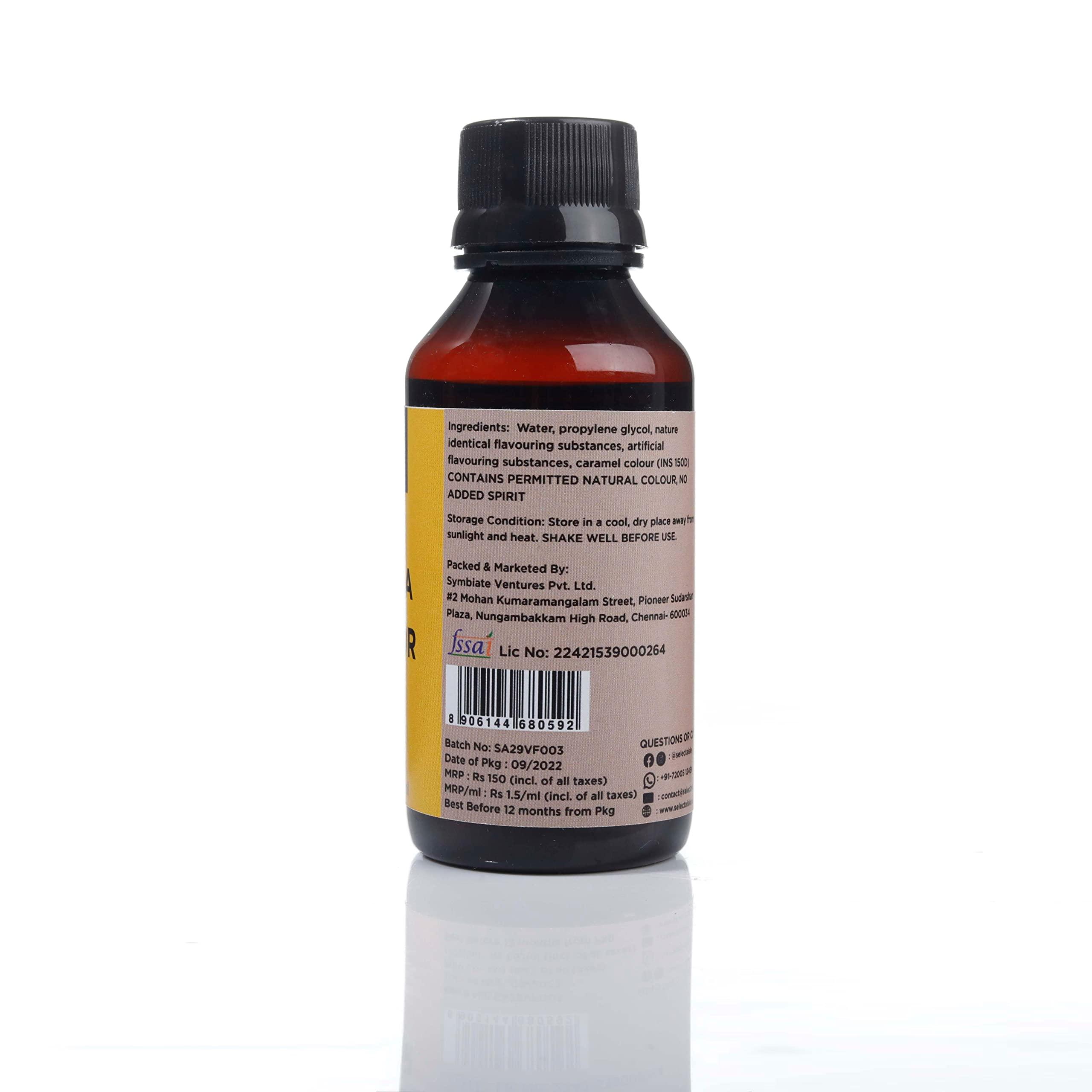 The Select Aisle The Select Aisle\'s Dark Chocolate Chips (150g) + Vanilla Flavour (100ml) Combo [Compound Chocolate Chips for Cake Decorations/ Ingredients/ Cake Toppers |Premium Cocoa and Vanilla Extract/ Flavours]