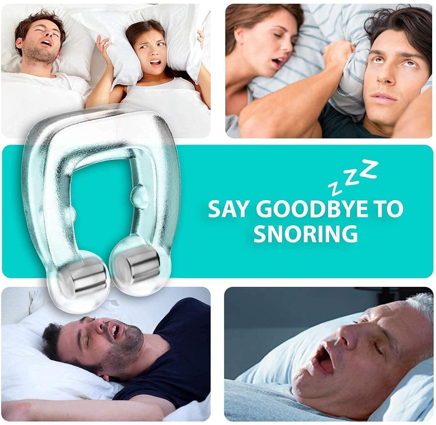 Brocade Enterprise Snore Free Nose Clip | Unisex Stop Snoring Anti Snore Free Sleep Silicone Magnetic Nose Clip | Nose Clip | Anti Snoring device (SNORE FREE)