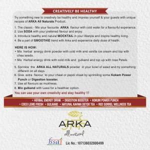 Arka All Natural Arka All Natural 3 Pk Digestion Booster Preservative Free Health & Nutritional Instant Energy Drink Powder Mix - 230gm Each