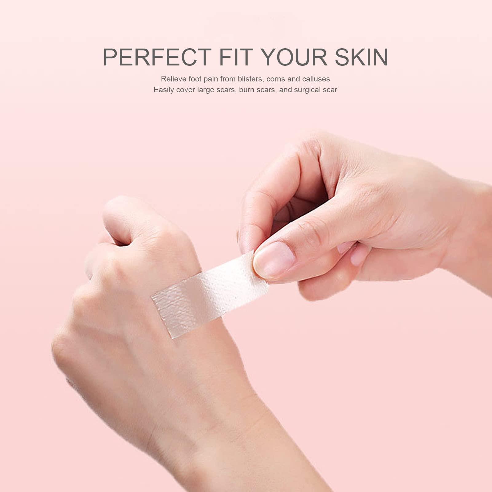 01 02 015 Foot Blister Bandages, Relieve Pain Waterproof 78.7in Silicone Gel Foot Heel Bandages for High Heels