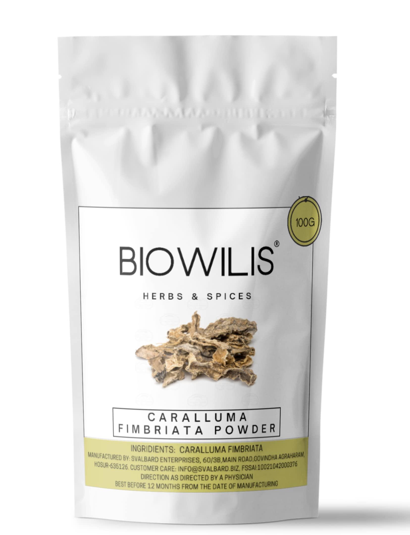 BIOWILIS Biowilis-Caralluma Fimbriata ,Supports Weight Reducing Action, Supports To Reduce Appetite & Food Craving -100G
