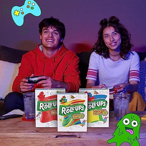 BETTY CROCKER Betty Crocker Fruit Roll-Ups Tropical Tie-Dye Snacks, 141g