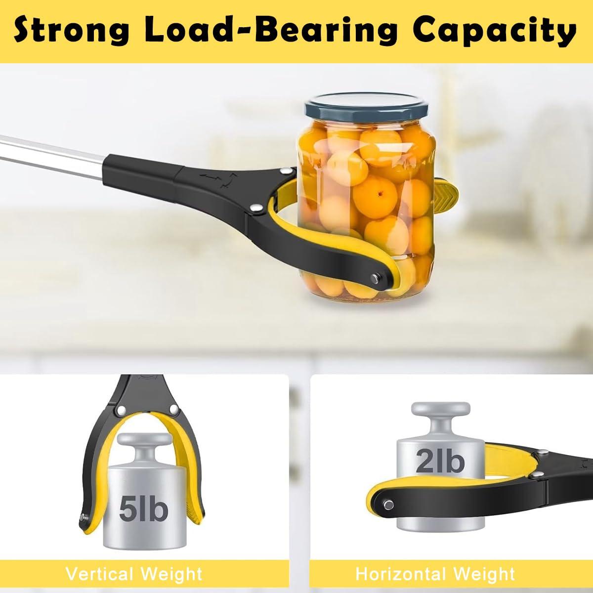 HASTHIP HASTHIP Convenient Grabber Reacher Tool - Foldable Reacher Grabber Pickup Tool - Garbage Trash Picker for Litter - 80CM Claw Grabber Pickup Tool - Grabber Pick Up Tool Assistive Device for Elderly