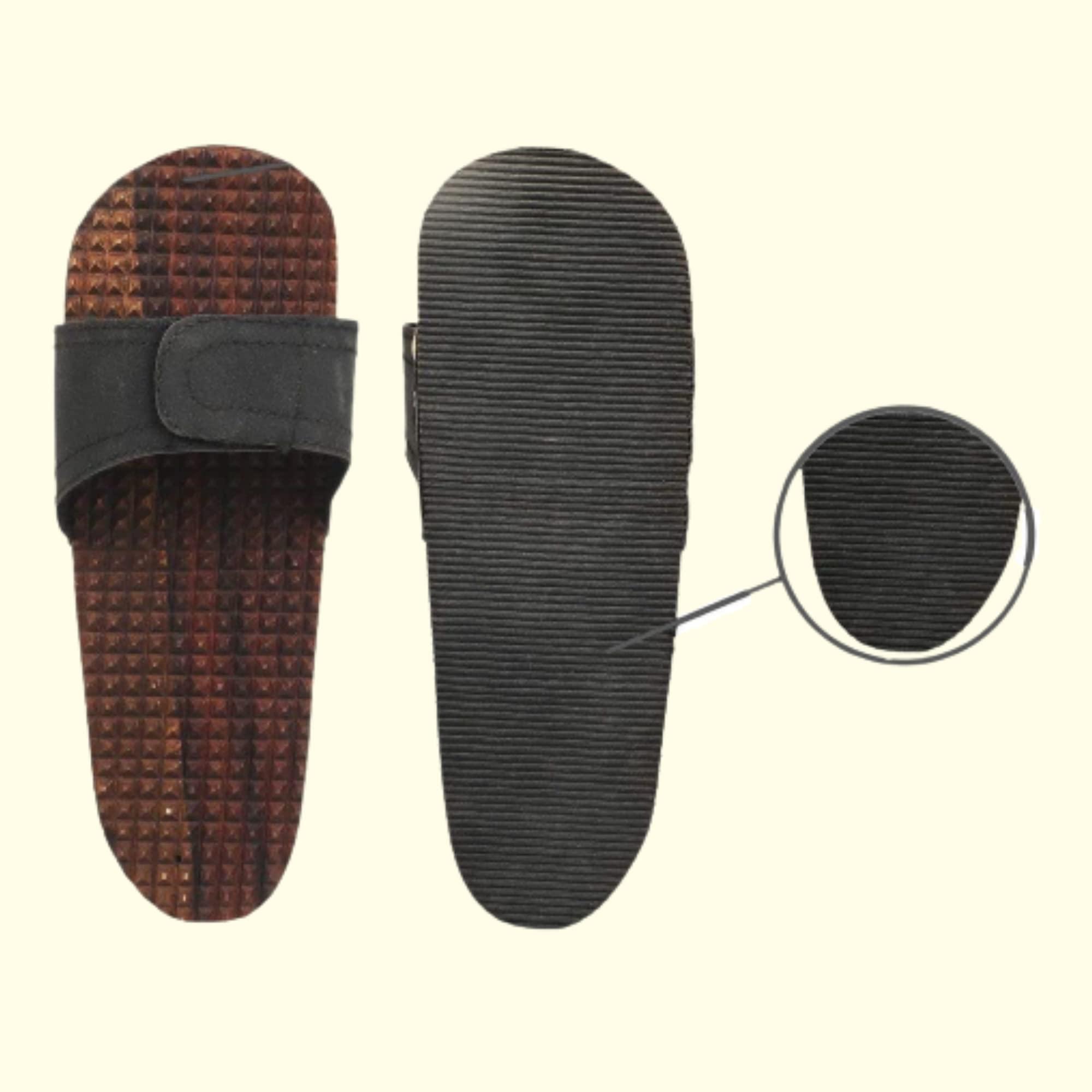 santarms Santarms Acupressure Slippers for Men Women Foot Massager Wooden Acupuncture Gift mom dad Gifts Home accupressure Tools Bathroom Slippers | Footwear or Foot Wear