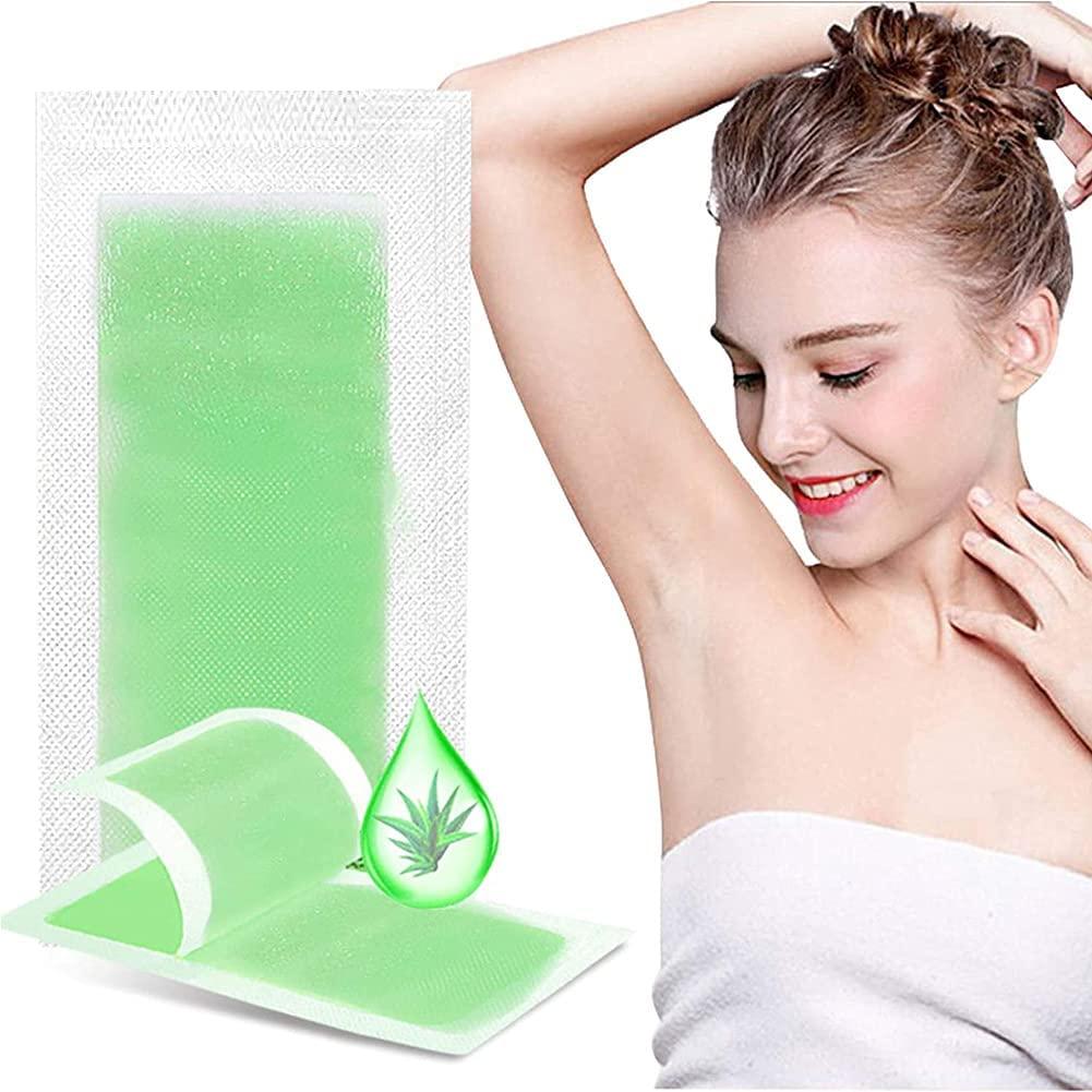 Diver Diver Hair Removal Waxing Strips for Eyebrows Face Upper Lip Chin Facial Wax Strips for Home and Salon for Women and Girls (Pack of 20)