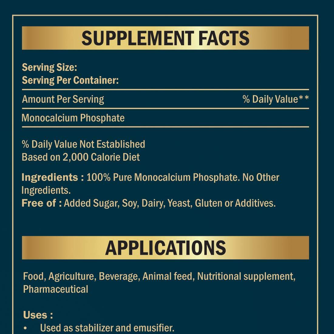 Fooding Fooding Monocalcium Phosphate Powder, 1kg