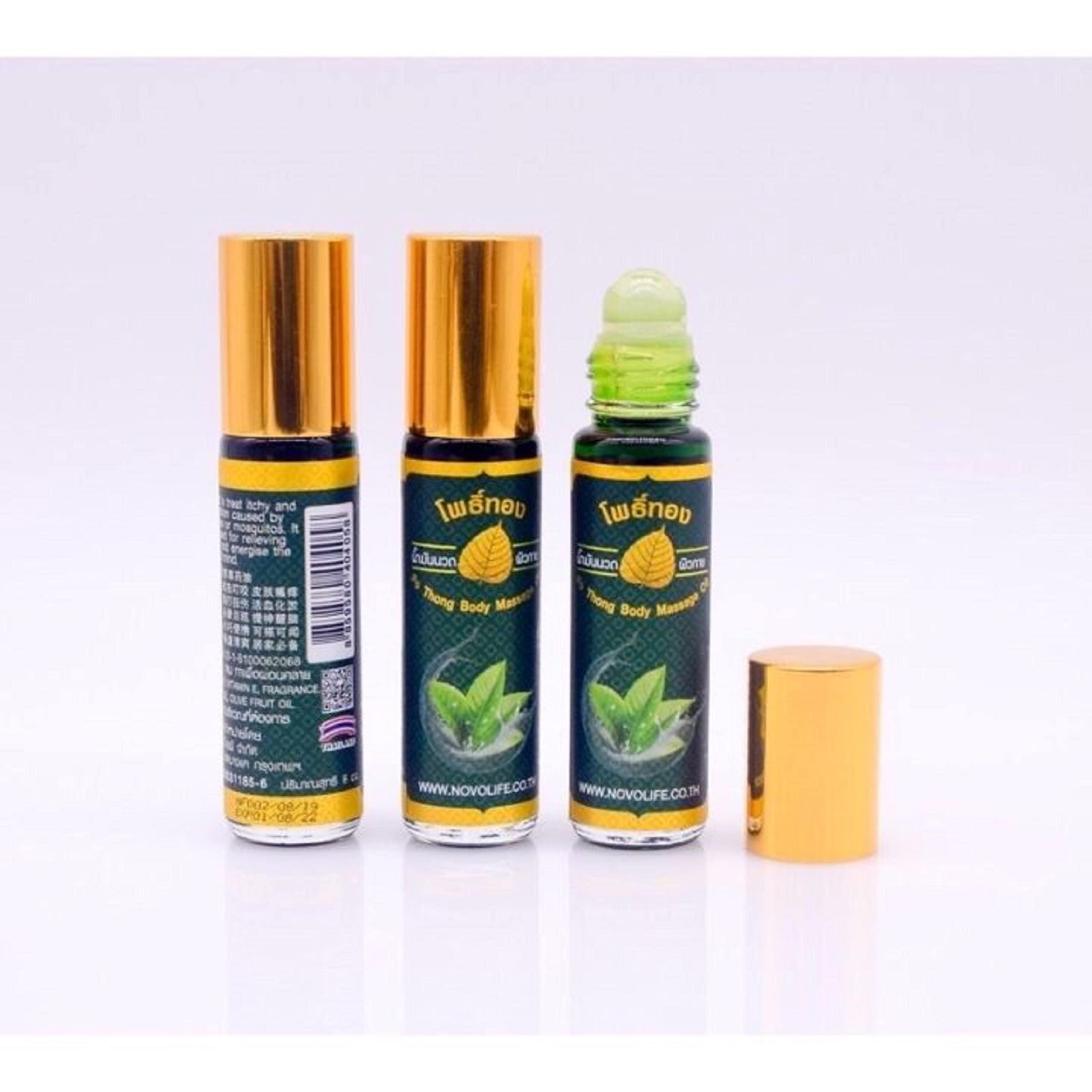 HANI PO HANI PO Novolife Green Herb Phothongg 8cc Roll Thailand Product -Pack of 1