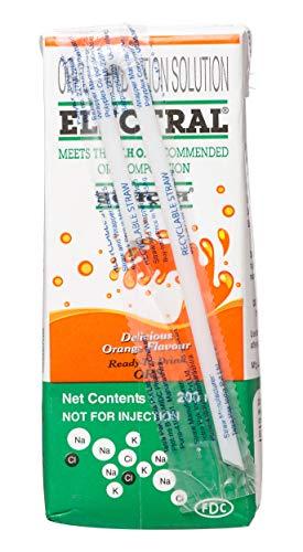 Electral Electral FDC Electral ORS (Orange) - 200 ml, Pack of 6 Tetra Pack