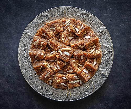 Dessert Drama Dessert Drama by Kesar Sweets | Sweets Gift Pack Kaju Katli, Mung Dal Barfi, Doda Burfi, Motichoor Laddu | Desi Ghee Sweets Indian Mithai - 1 kg Assorted Sweets | Premium Corporate Sweets Gift Hamper 