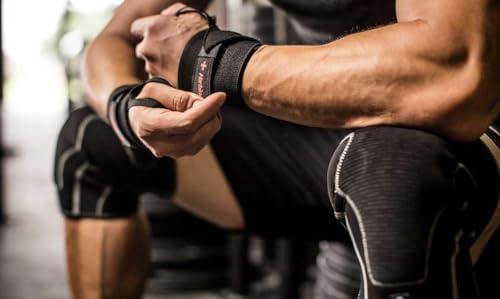 Harbinger Harbinger Pro 20-Inch WristWraps with Thumb Loop for Weightlifting (pair)