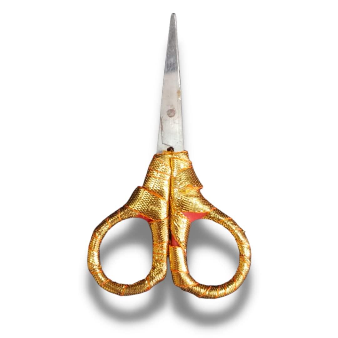 Unique Palette Unique Palette Welcome Ribbon Cutting Tray | Puja Thali for Wedding | Welcome Platter with Ribbon | Wedding Tray