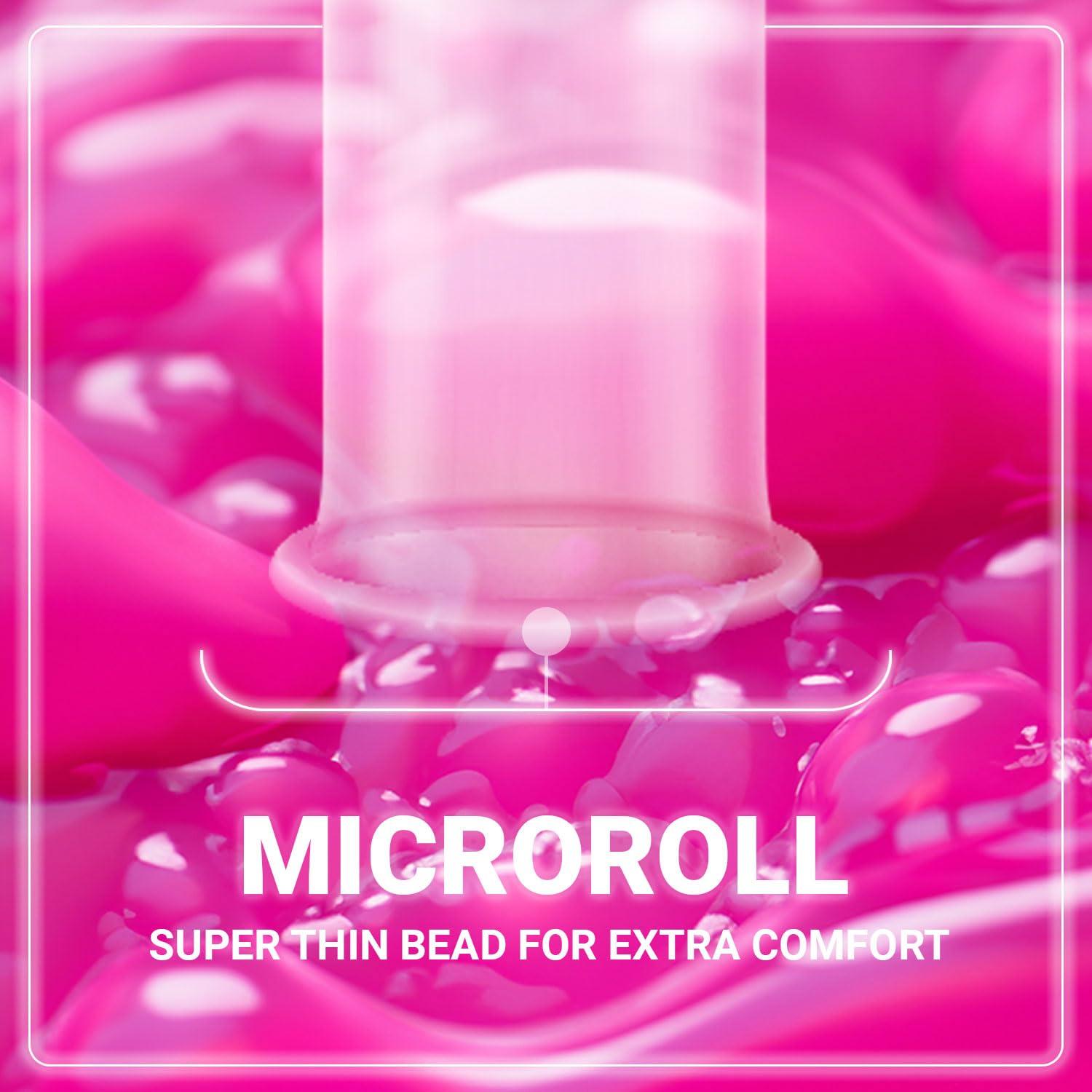 NOTTY BOY NOTTY BOY Ultra Thin Bubblegum Condom For Men | Flavoured For Oral Joy, Smells Good, Natural, Lubricated - 30 Units (Pack of 10)