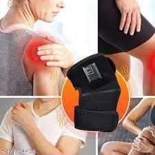 V R ENTERPRISE Heated Knee Brace Wrap, Knee Heating Pad for Arthritis Pain Relief, Electric Heat Knee Support with 3 Temperature Control Thermal Therapy for Joint Soreness, Swelling,