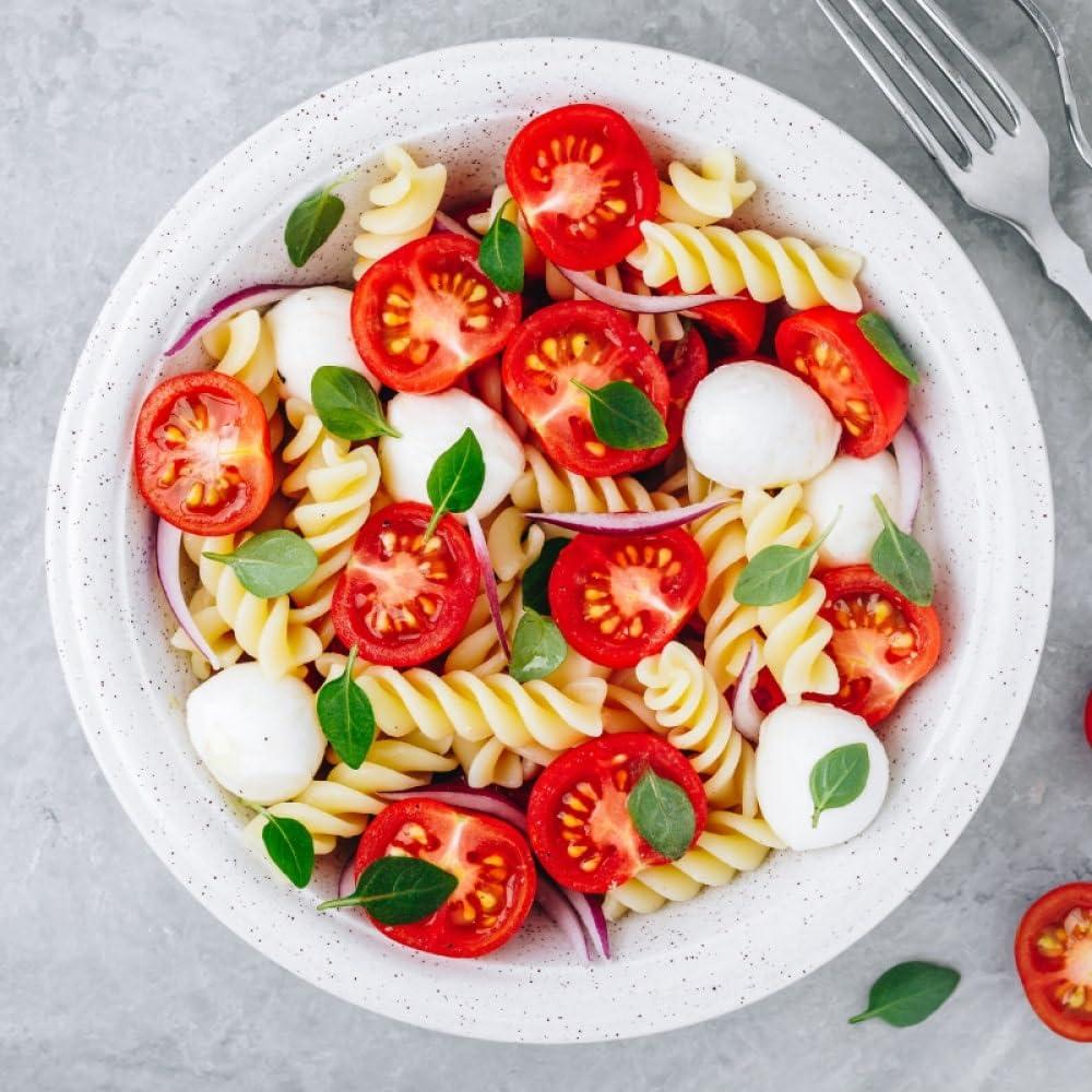 Gustora Gustora Combo Pack of Fusilli Pasta & Fettuccine Pasta, 1 KG I Pasta Combo Made of Durum Wheat Semolina I Rich in Protein & Fibre I Zero Cholesterol I No Trans-fat I Cooking Time 10 Min (500gX2)