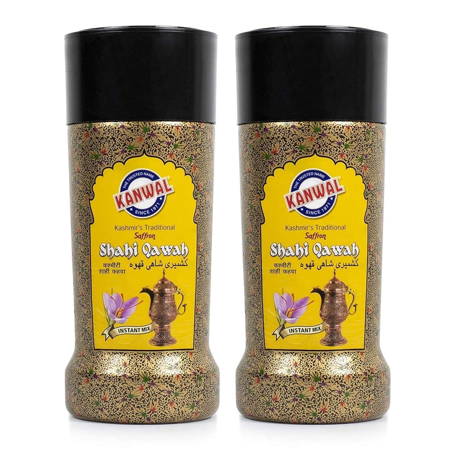 Kanwal Kanwal Shahi Qawah(Kahwa) Green Tea Powder,Pack Of 2(300Gmx2) Combo