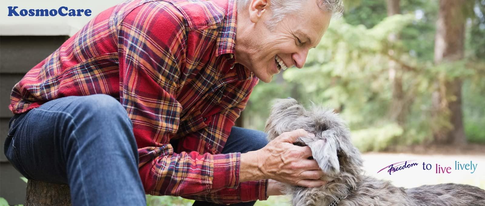 KosmoCare KosmoCare Protective Underwear |Pull Up Style| Pant Diaper for Incontinence with maximum absorbent I Odor Guard | Cloth Feel Outer Fabric| Breathable Zones - Medium | Waist Size 34\" - 46\" - Count 20p