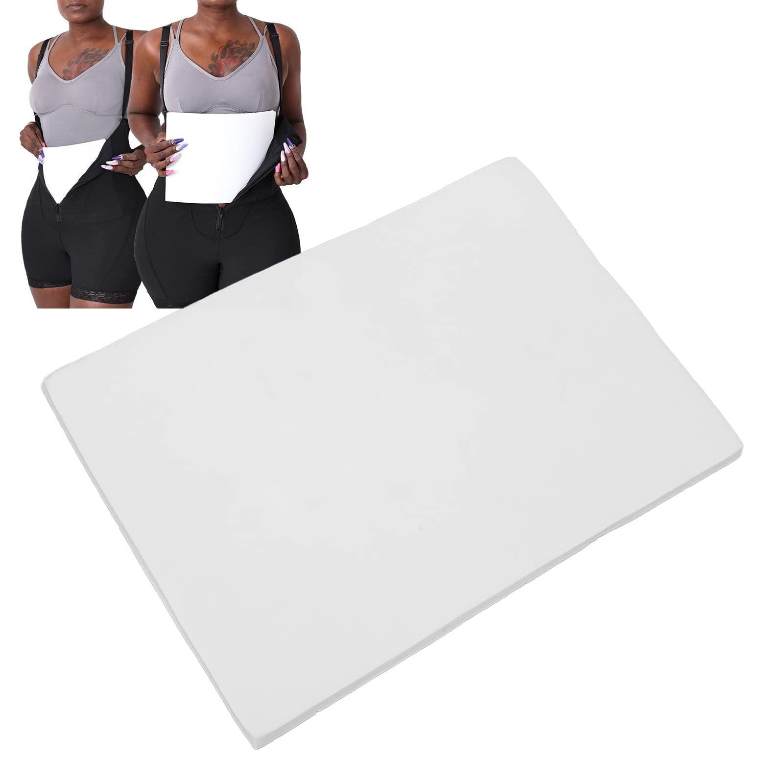 YUYTE Lipo Foam Pads for Post Surgery Ab Board After Liposuction Surgery Flattening Tummy Tuck Abdominal Compression Garments Lipo Foam Sheets 11\"x 7.9\" x 0.4\"