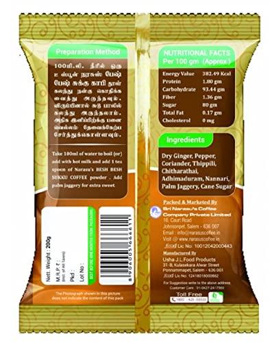 Narasus Narasus Besh Besh Sukku Coffee 200Gms -Pack of 2
