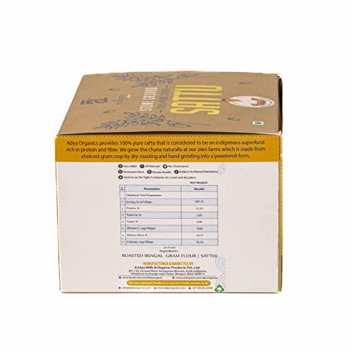 adya organics Adya Organics Chana Sattu Premix I Ready to drink Sachets (Pack of 10)