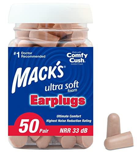 Mack's Mack'S Ear Care Ultra Soft Foam Earplugs, 50 Count
