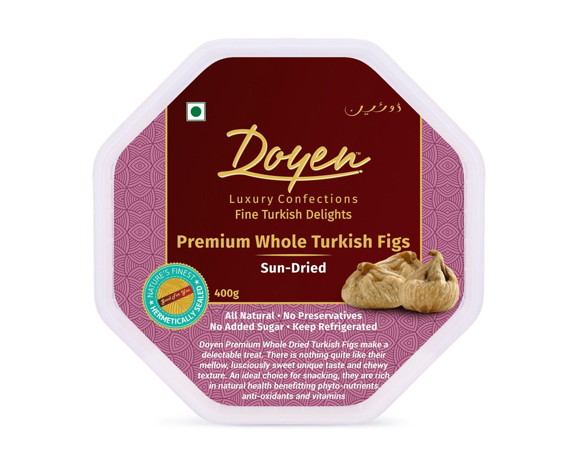 Doyen Turkish Premium Dried Fruits Combo Saver Pack - Large Size Figs (Anjeer) and Apricots From Turkey (Combo Pack)