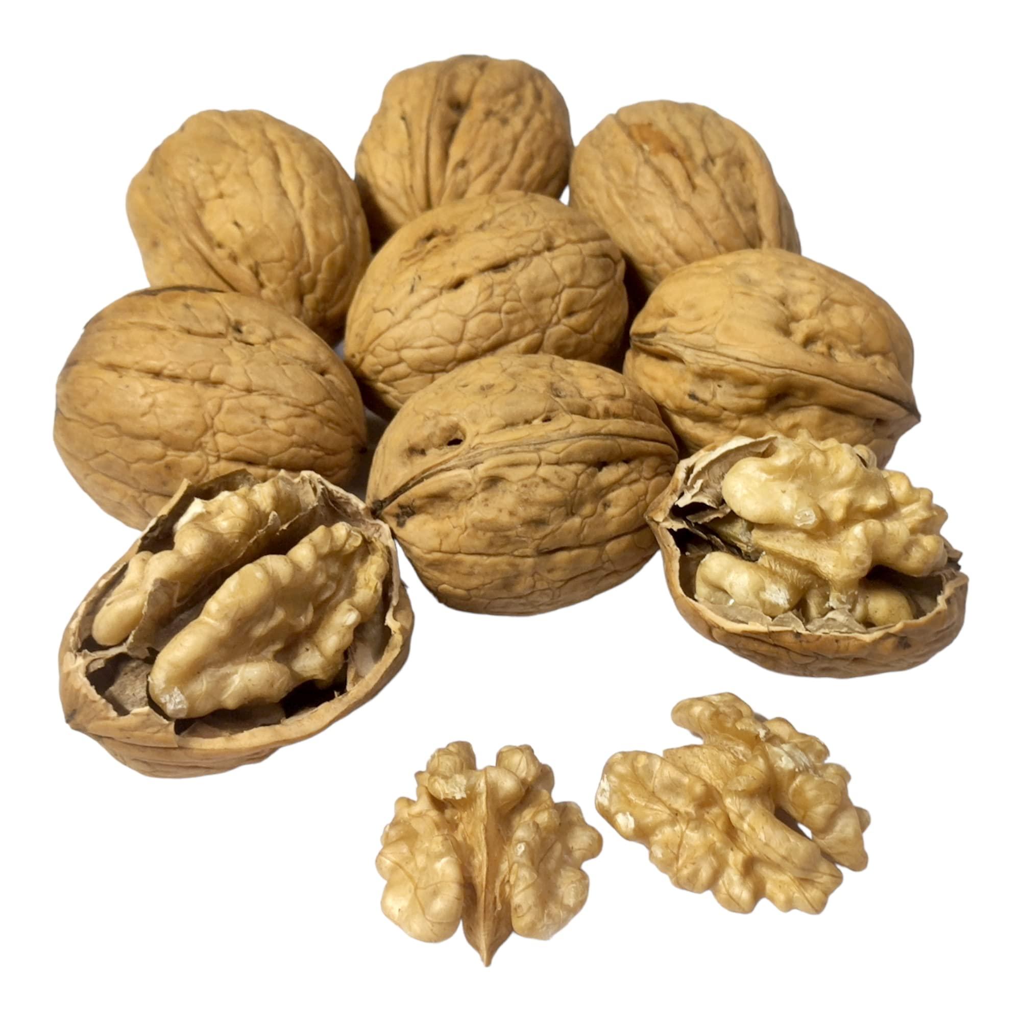 DRY FRUIT HUB Dry Fruit Hub Walnut Kernels 1kg New Crop Light Colour Grade 1, Akrot, Akhrot Without Shell, Acrot Kernels,Akrut, Akhrot Giri Pack Of 4 Each 250gm