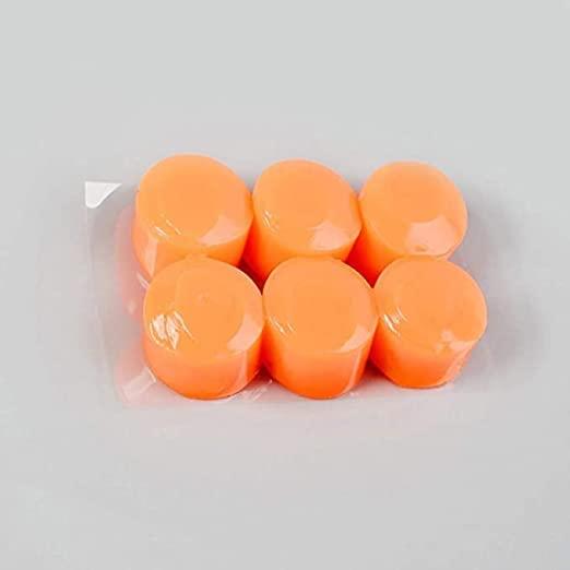 Generic James BioEars 3 Pair Soft Silicone Ear Plugs for sleep study Loud noise Meditation Sound Reducing swim water proof Ear Plugs Carry Case with Active Aloe (Orange)