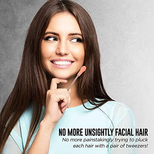 AIMERS AIMERS Spring Facial Hair Remover, Best for Quick & Easy Hair Removal from Roots. Portable & Effective Manual Epilator Stick for Women