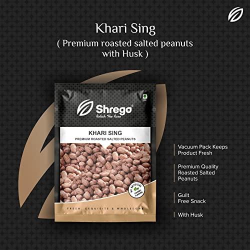 SHREGO SHREGO Khari Sing Roasted Salted Peanut, Snack & Namkeen (1440 Gm)