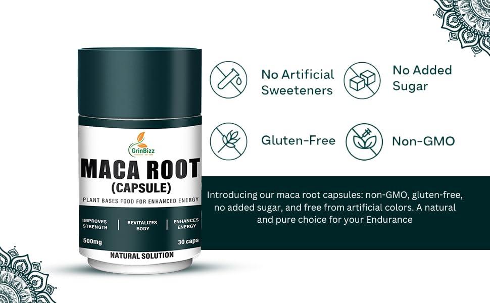 SAI HERBS SAI HERBS Maca Root Herbal Churan - Reproductive Growth - Energy and Immunity Booster - Relieves Stress - Pure & Natural (50 Grams)