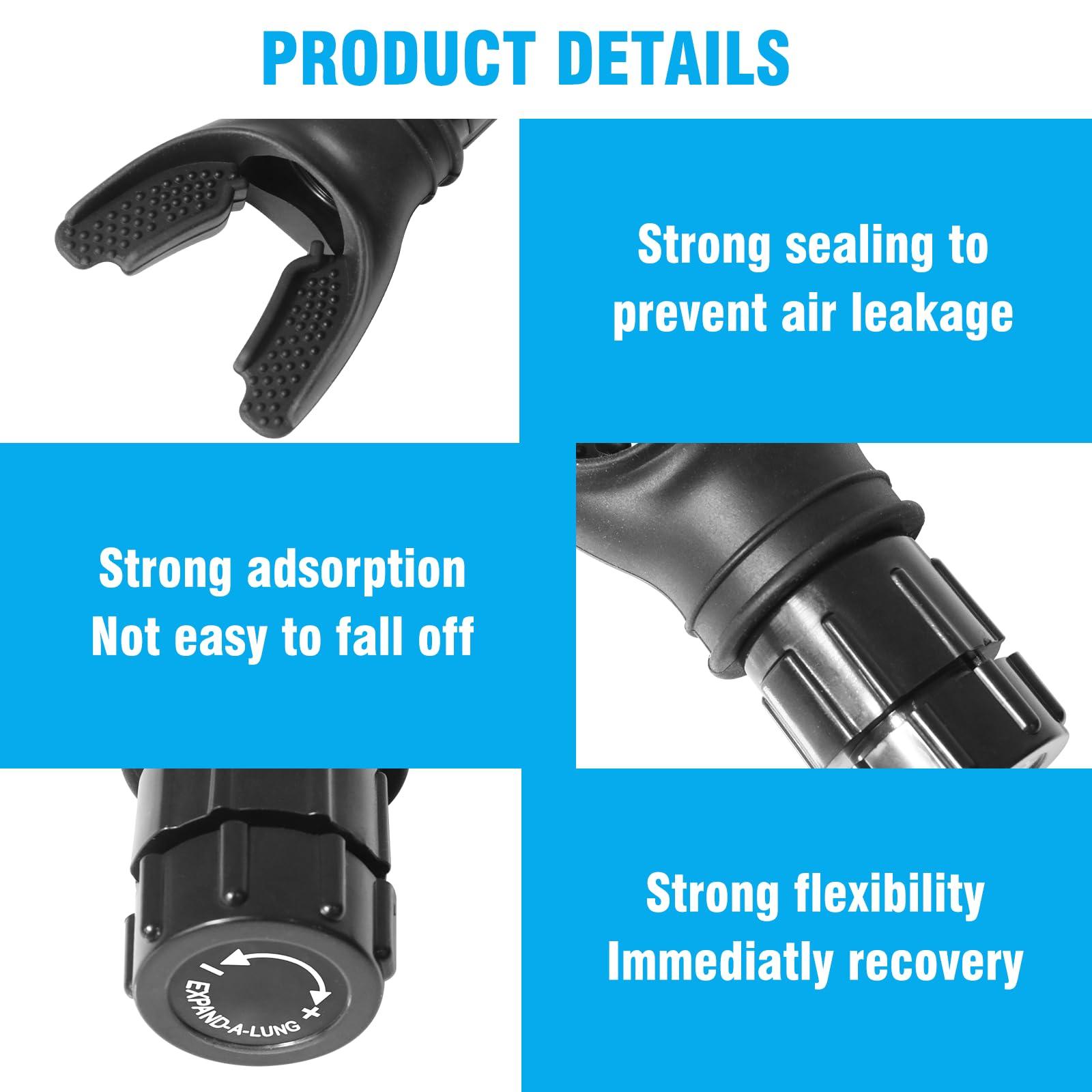 Generic Worldcare Lung Capacity Training Device, Adjustable Resistance Lung Exerciser & Expander for Enhanced Vital Capacity, Breathing Fitness Device | Black