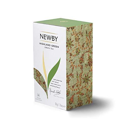Newby Newby Highland Green Tea Bags | 25 Counts | Unique Blend of Mountain Teas From Indias Grassy, Mist-Clouded Slopes. | Luxury Tea For Gently Reviving the Mind & Body | 50 gm