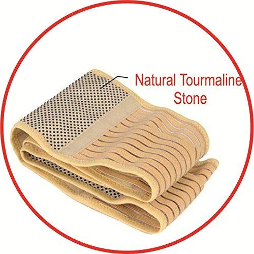 Sira Self Heated Sira Self Heated Tourmaline Magnetic Slimming Belt- For Unisex (L, Beige)