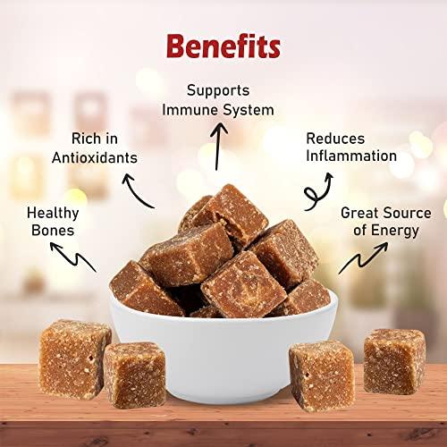 Dhampure Speciality Dhampure Speciality Spiced Jaggery Cubes Gur Cube, Gud ki Dali, 500g | Gur Ki Bheli, Natural Pure Chemical Free Gur Jaggery