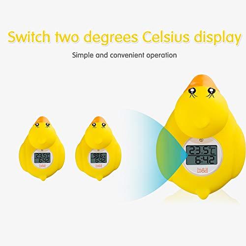 B&H b&h Baby Thermometer, The Infant Baby Bath Floating Toy Safety Temperature Thermometer (Lady Duck)
