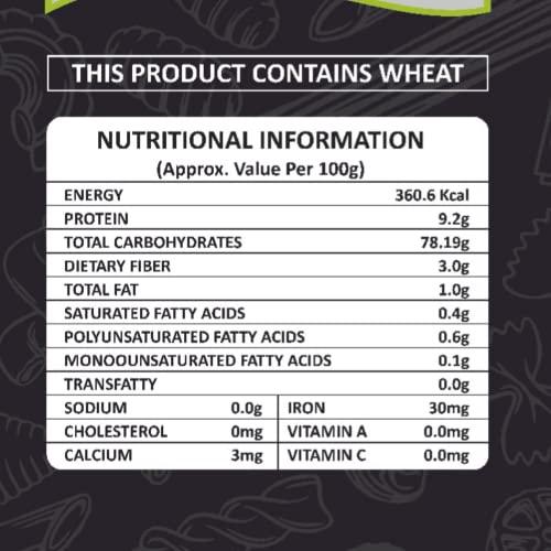 Gustosa La Italiano Gustosa La Italiano Macroni Pasta 1kg + Penne Pasta 1Kg + Fusilli Pasta 1Kg | 100% Durum Wheat Semolina Pasta 3 Kg (3x 1000g) | Non Sticky | Untoched by Hands | Value Pack