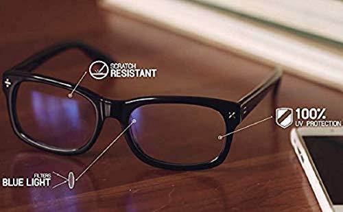Glasswear Glasswear Reading Glasses For Women Bifocal Power Glasses For Men 1.00 1.25 1.50 1.75 2.00 2.25 2.50 2.75 3.00 Round Black Colour Frame Anti Glare Anti Fog (2.25)